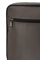 Men's Grey Fabric Messenger Bag | Derimod Men's Grey Fabric Messenger Bag | Derimod