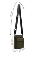 Men's Khaki Fabric Messenger Bag | Derimod Men's Khaki Fabric Messenger Bag | Derimod