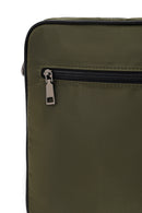 Men's Khaki Fabric Messenger Bag | Derimod Men's Khaki Fabric Messenger Bag | Derimod