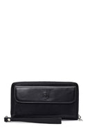 Men's Black Leather Mini Handbag | Derimod Men's Black Leather Mini Handbag | Derimod