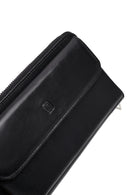 Men's Black Leather Mini Handbag | Derimod Men's Black Leather Mini Handbag | Derimod