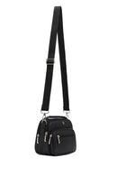 Men's Black Long Strap Handbag | Derimod Men's Black Long Strap Handbag | Derimod