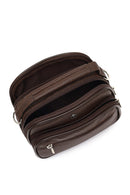 Men's Brown Long Strap Handbag | Derimod Men's Brown Long Strap Handbag | Derimod