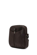 Men's Brown Long Strap Crossbody Bag | Derimod Men's Brown Long Strap Crossbody Bag | Derimod