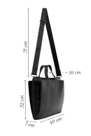 Men's Black Long Strap Leather Briefcase | Derimod Men's Black Long Strap Leather Briefcase | Derimod