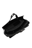 Men's Black Long Strap Leather Briefcase | Derimod Men's Black Long Strap Leather Briefcase | Derimod