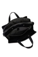 Men's Black Long Strap Leather Briefcase | Derimod Men's Black Long Strap Leather Briefcase | Derimod