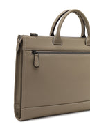 Erkek Vizon Uzun Askılı Deri Evrak Çantası | Derimod Erkek Vizon Uzun Askılı Deri Evrak Çantası | Derimod