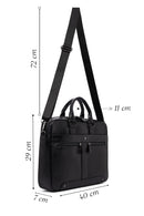 Erkek Siyah Deri Laptop Çantası | Derimod Erkek Siyah Deri Laptop Çantası | Derimod