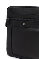 Erkek Siyah Uzun Askılı Deri Omuz Çantası | Derimod Erkek Siyah Uzun Askılı Deri Omuz Çantası | Derimod