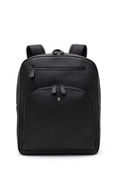 Men's Black Leather Backpack | Derimod Men's Black Leather Backpack | Derimod