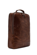 Men's Brown Leather Backpack | Derimod Men's Brown Leather Backpack | Derimod