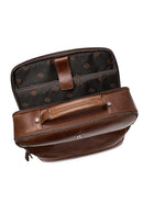 Men's Brown Leather Backpack | Derimod Men's Brown Leather Backpack | Derimod