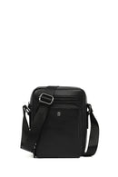 Erkek Siyah Deri Postacı Çantası | Derimod Erkek Siyah Deri Postacı Çantası | Derimod