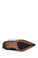 Women's Black Zippered Thin Heeled Leather Boot | Derimod Women's Black Zippered Thin Heeled Leather Boot | Derimod