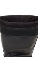 Women's Black Buckle Detailed Leather Boot | Derimod Women's Black Buckle Detailed Leather Boot | Derimod