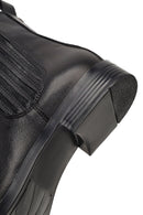 Women's Black Leather Chelsea Boot | Derimod Women's Black Leather Chelsea Boot | Derimod