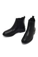 Women's Black Leather Chelsea Boot | Derimod Women's Black Leather Chelsea Boot | Derimod