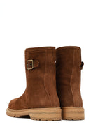 Kadın Taba Süet Deri Bot | Derimod Kadın Taba Süet Deri Bot | Derimod