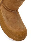 Kadın Taba Kalın Tabanlı Süet Deri Teddy Bot | Derimod Kadın Taba Kalın Tabanlı Süet Deri Teddy Bot | Derimod