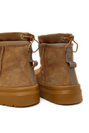 Kadın Taba Kalın Tabanlı Süet Deri Teddy Bot | Derimod Kadın Taba Kalın Tabanlı Süet Deri Teddy Bot | Derimod