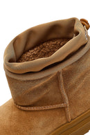 Kadın Taba Kalın Tabanlı Süet Deri Teddy Bot | Derimod Kadın Taba Kalın Tabanlı Süet Deri Teddy Bot | Derimod