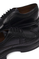 Erkek Siyah Bağcıklı Kalın Tabanlı Deri Casual Ayakkabı | Derimod Erkek Siyah Bağcıklı Kalın Tabanlı Deri Casual Ayakkabı | Derimod