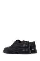 Men's Black Lace-Up Thick-Soled Leather Casual Shoe | Derimod Men's Black Lace-Up Thick-Soled Leather Casual Shoe | Derimod