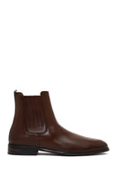 Men's Brown Leather Chelsea Boot | Derimod Men's Brown Leather Chelsea Boot | Derimod