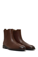 Men's Brown Leather Chelsea Boot | Derimod Men's Brown Leather Chelsea Boot | Derimod