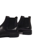 Men's Black Leather Chelsea Boot | Derimod Men's Black Leather Chelsea Boot | Derimod
