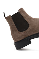 Men's Mink Suede Leather Chelsea Boot | Derimod Men's Mink Suede Leather Chelsea Boot | Derimod