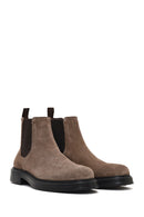Men's Mink Suede Leather Chelsea Boot | Derimod Men's Mink Suede Leather Chelsea Boot | Derimod