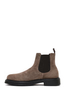 Men's Mink Suede Leather Chelsea Boot | Derimod Men's Mink Suede Leather Chelsea Boot | Derimod