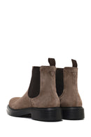 Men's Mink Suede Leather Chelsea Boot | Derimod Men's Mink Suede Leather Chelsea Boot | Derimod