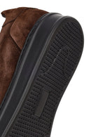 Erkek Kahverengi Bağcıklı Süet Deri Sneaker | Derimod Erkek Kahverengi Bağcıklı Süet Deri Sneaker | Derimod