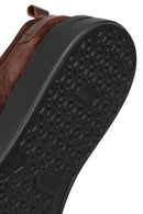 Erkek Kahverengi Bağcıklı Kalın Tabanlı Süet Deri Sneaker | Derimod Erkek Kahverengi Bağcıklı Kalın Tabanlı Süet Deri Sneaker | Derimod