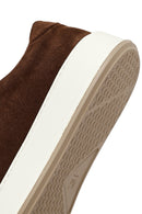 Erkek Kahverengi Süet Deri Sneaker | Derimod Erkek Kahverengi Süet Deri Sneaker | Derimod