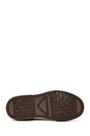 Men's Brown Lace-Up Thick-Soled Leather Sneakers | Derimod Men's Brown Lace-Up Thick-Soled Leather Sneakers | Derimod