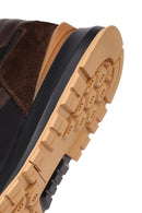 Erkek Siyah Bağcıklı Deri Sneaker | Derimod Erkek Siyah Bağcıklı Deri Sneaker | Derimod