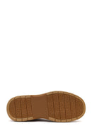 Men's Mink Thick-Soled Suede Leather Chelsea Boot | Derimod Men's Mink Thick-Soled Suede Leather Chelsea Boot | Derimod