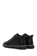 Men's Black Lace-Up Leather Casual Boots | Derimod Men's Black Lace-Up Leather Casual Boots | Derimod
