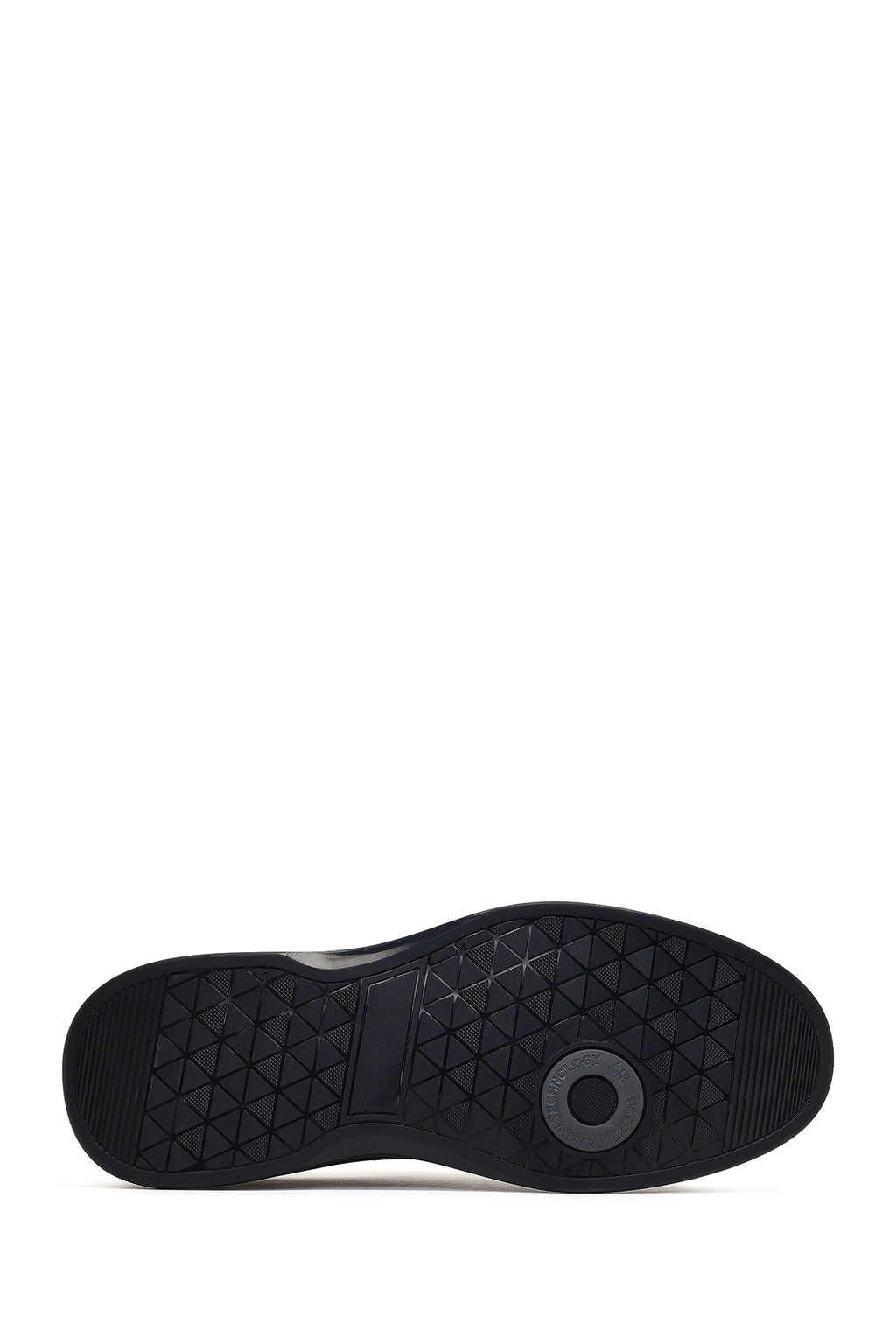 Erkek Kahverengi Bağcıklı Deri Casual Sneaker