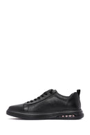 Men's Black Lace Up Leather Sneakers | Derimod Men's Black Lace Up Leather Sneakers | Derimod