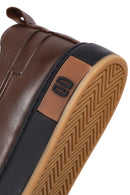 Erkek Kahverengi Bağcıklı Deri Sneaker | Derimod Erkek Kahverengi Bağcıklı Deri Sneaker | Derimod