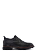 Men's Black Lace-up Leather Casual Shoes | Derimod Men's Black Lace-up Leather Casual Shoes | Derimod