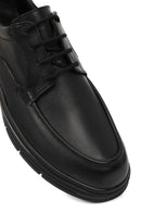 Erkek Siyah Bağcıklı Deri Casual Ayakkabı | Derimod Erkek Siyah Bağcıklı Deri Casual Ayakkabı | Derimod