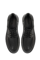 Erkek Siyah Bağcıklı Deri Casual Ayakkabı | Derimod Erkek Siyah Bağcıklı Deri Casual Ayakkabı | Derimod