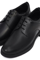 Erkek Siyah Bağcıklı Deri Casual Ayakkabı | Derimod Erkek Siyah Bağcıklı Deri Casual Ayakkabı | Derimod