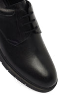 Erkek Siyah Bağcıklı Deri Casual Ayakkabı | Derimod Erkek Siyah Bağcıklı Deri Casual Ayakkabı | Derimod